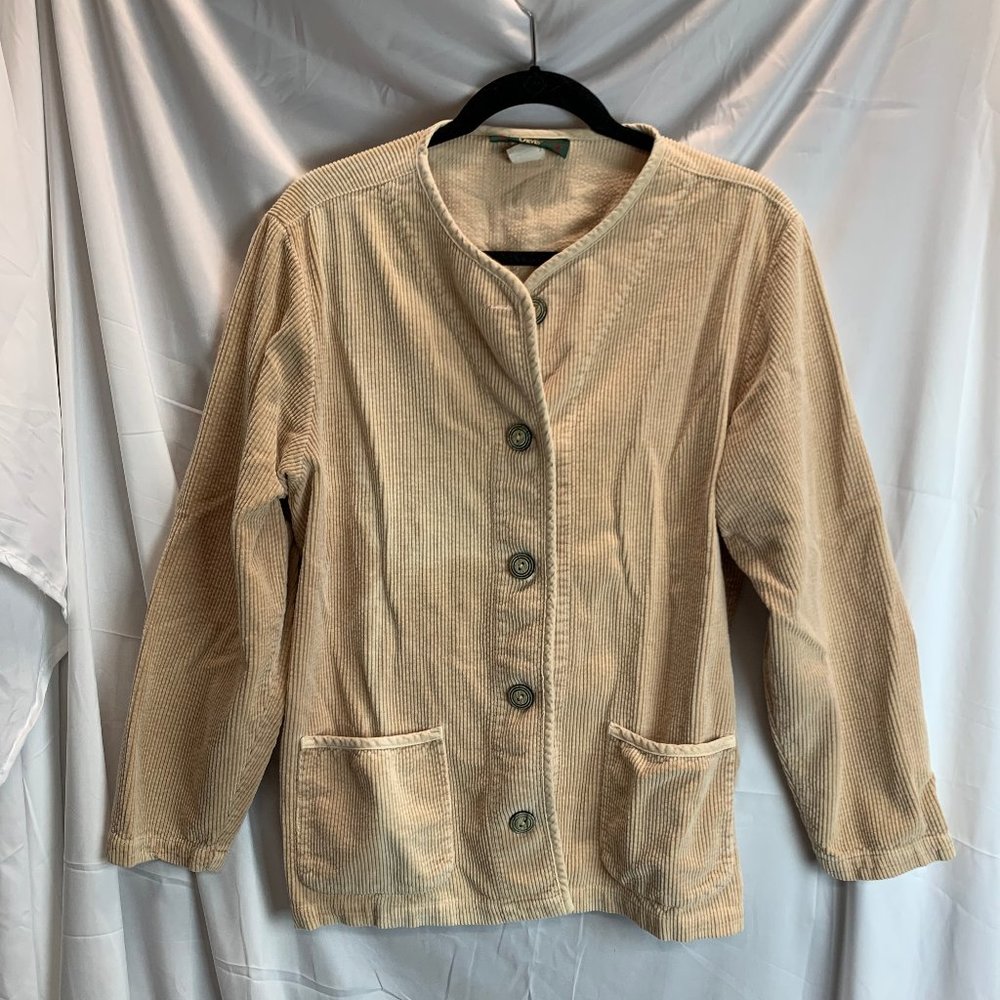 Vintage Orvis Tan Corduroy Jacket Size Medium